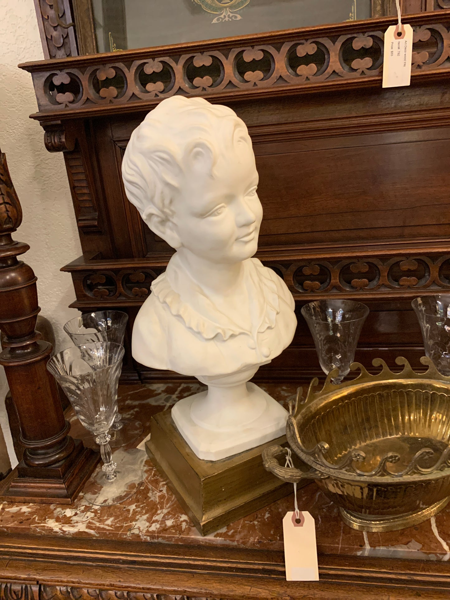 28. Porcelain bust