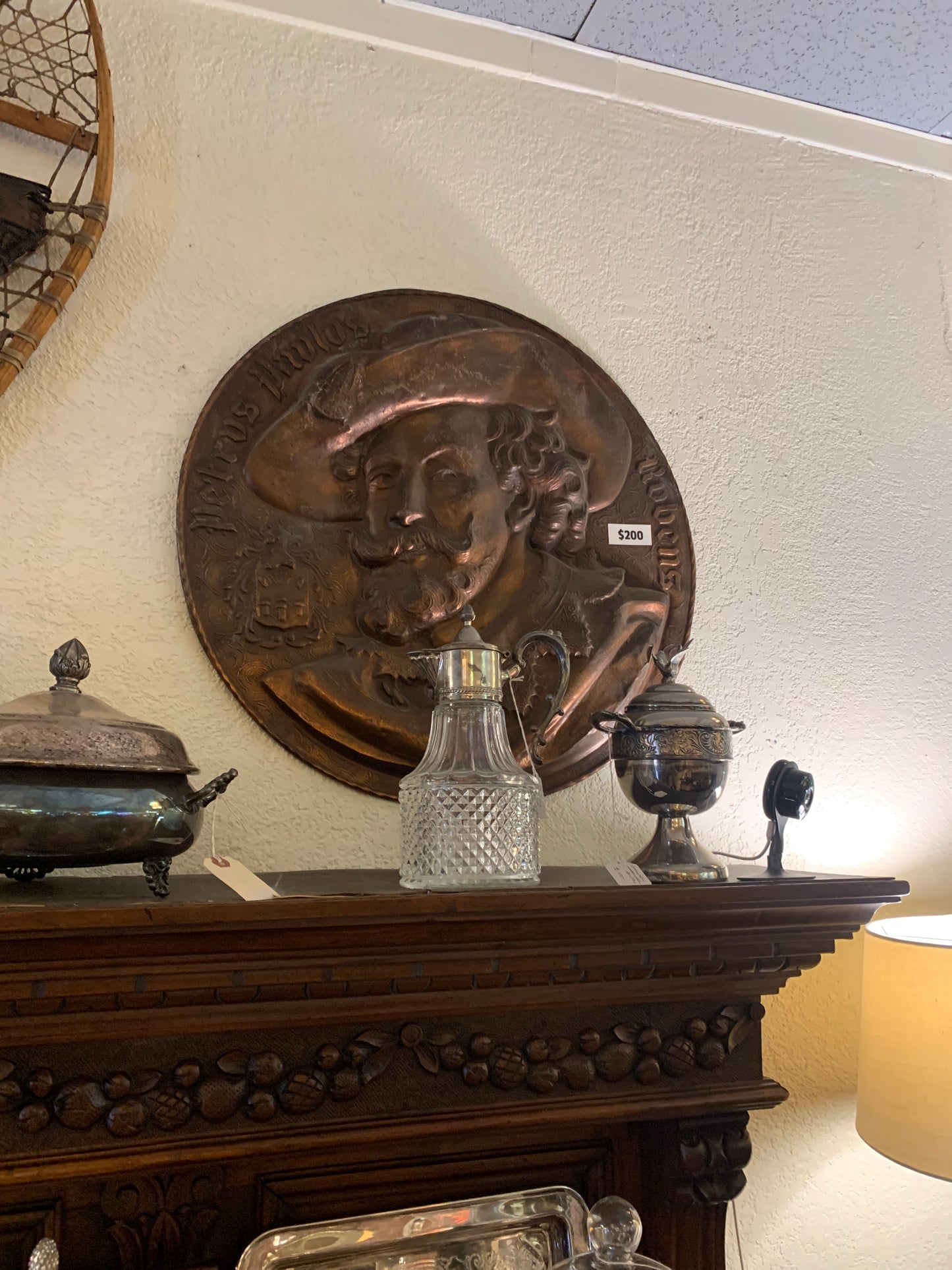 510. Rubens copper relief plaque