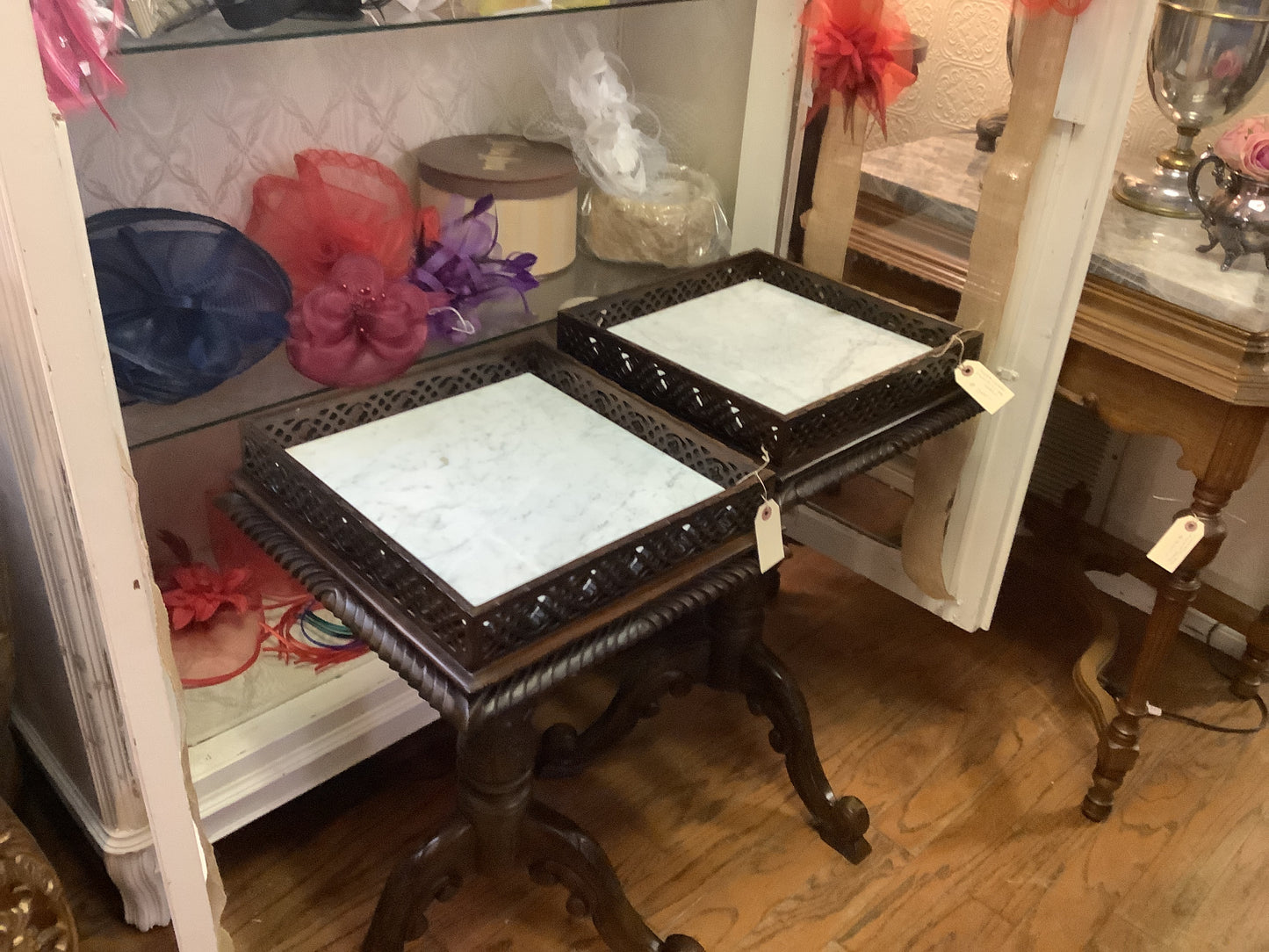 570. Chippendale marble top table