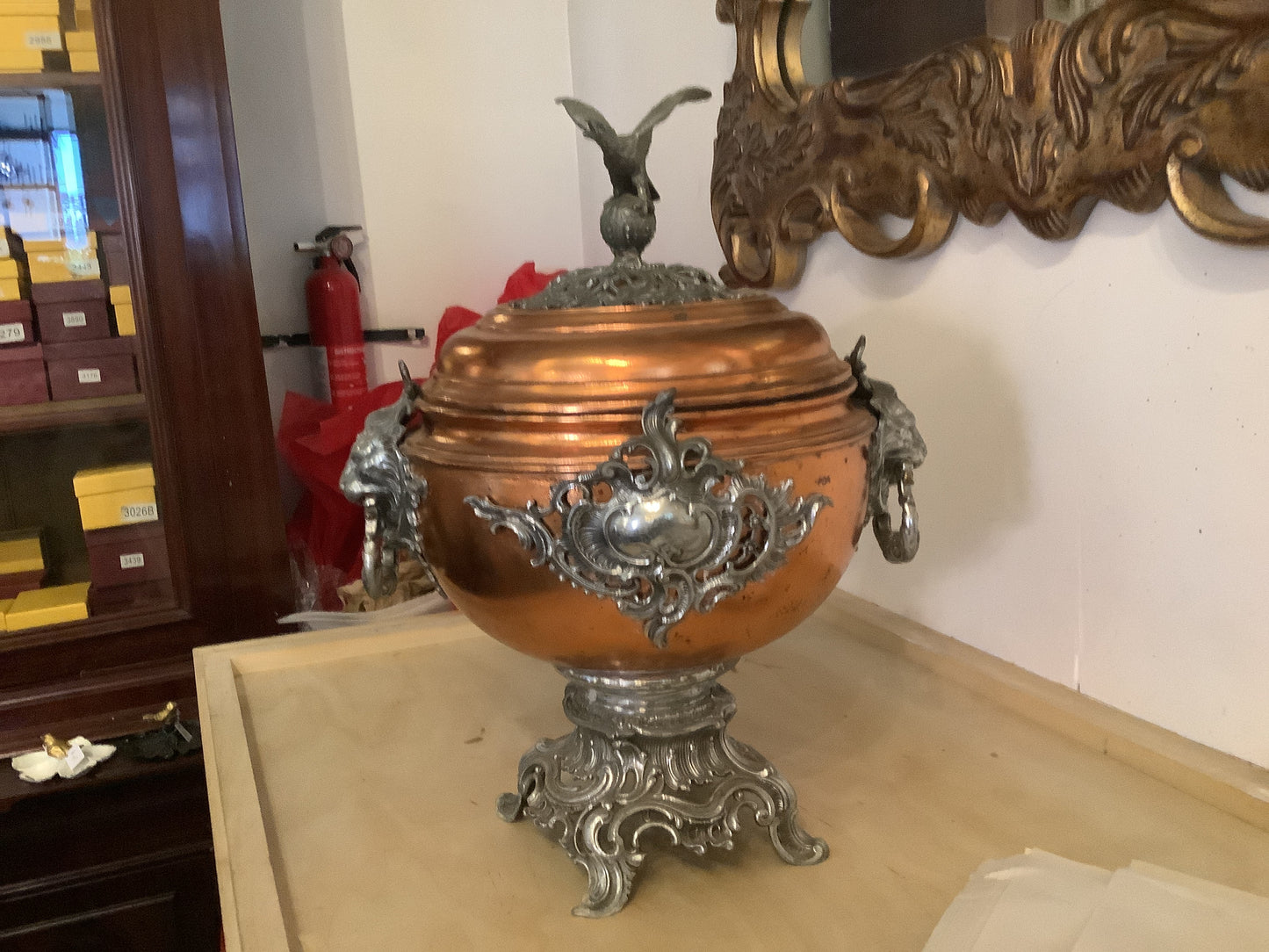2091. Antique European champagne/wine chiller