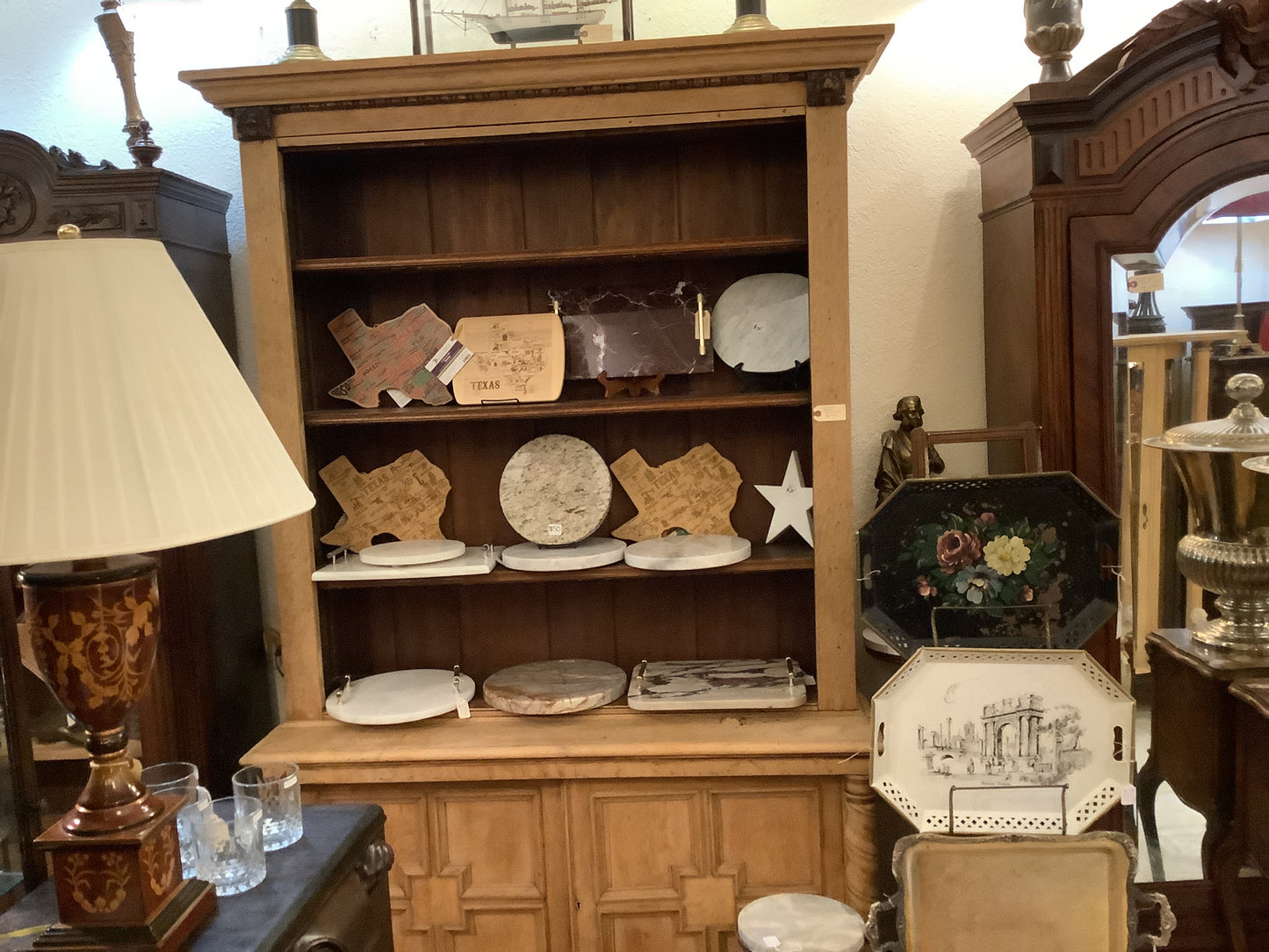 455. Antique German plate dresser