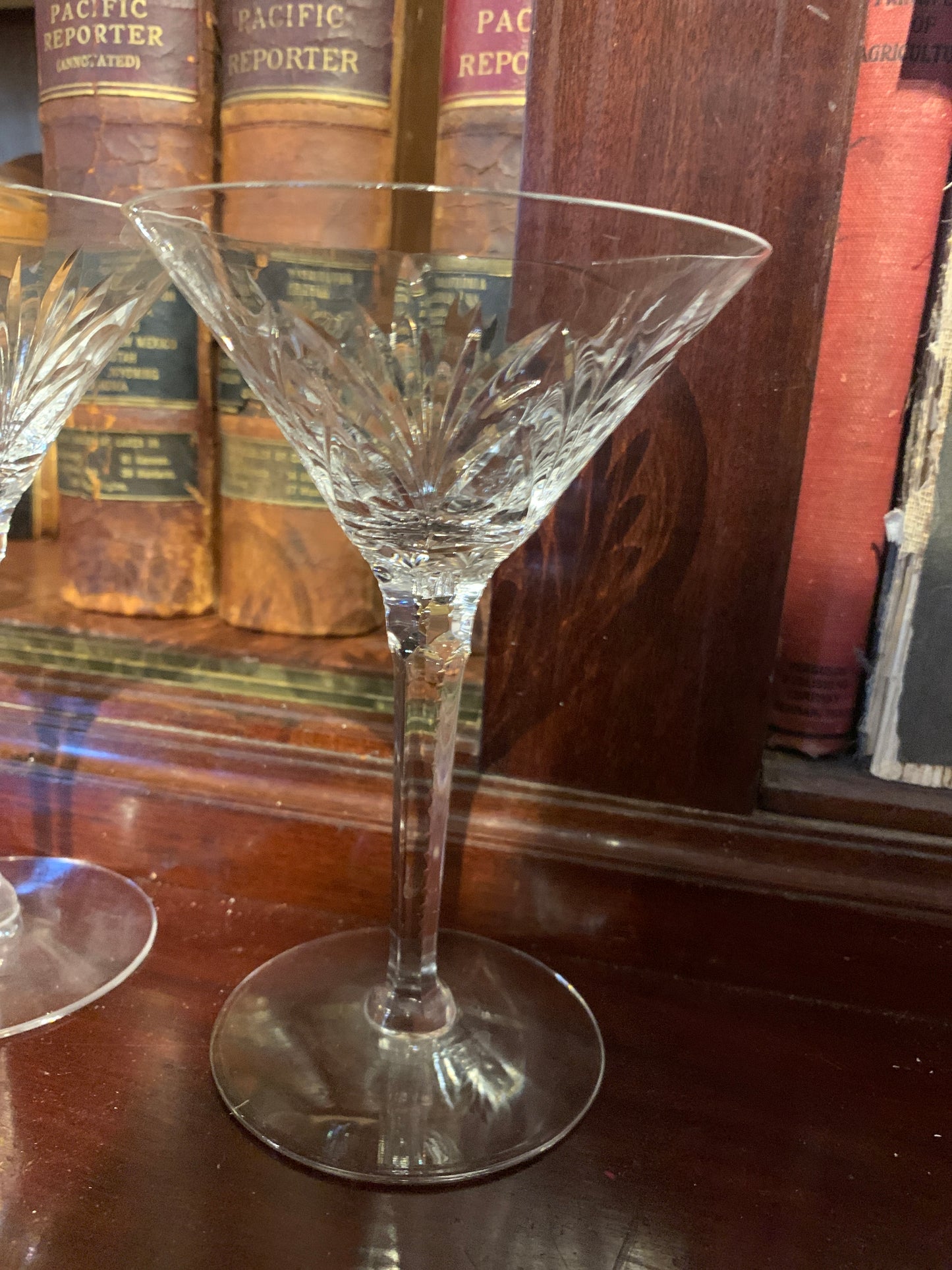 Seneca etched pair