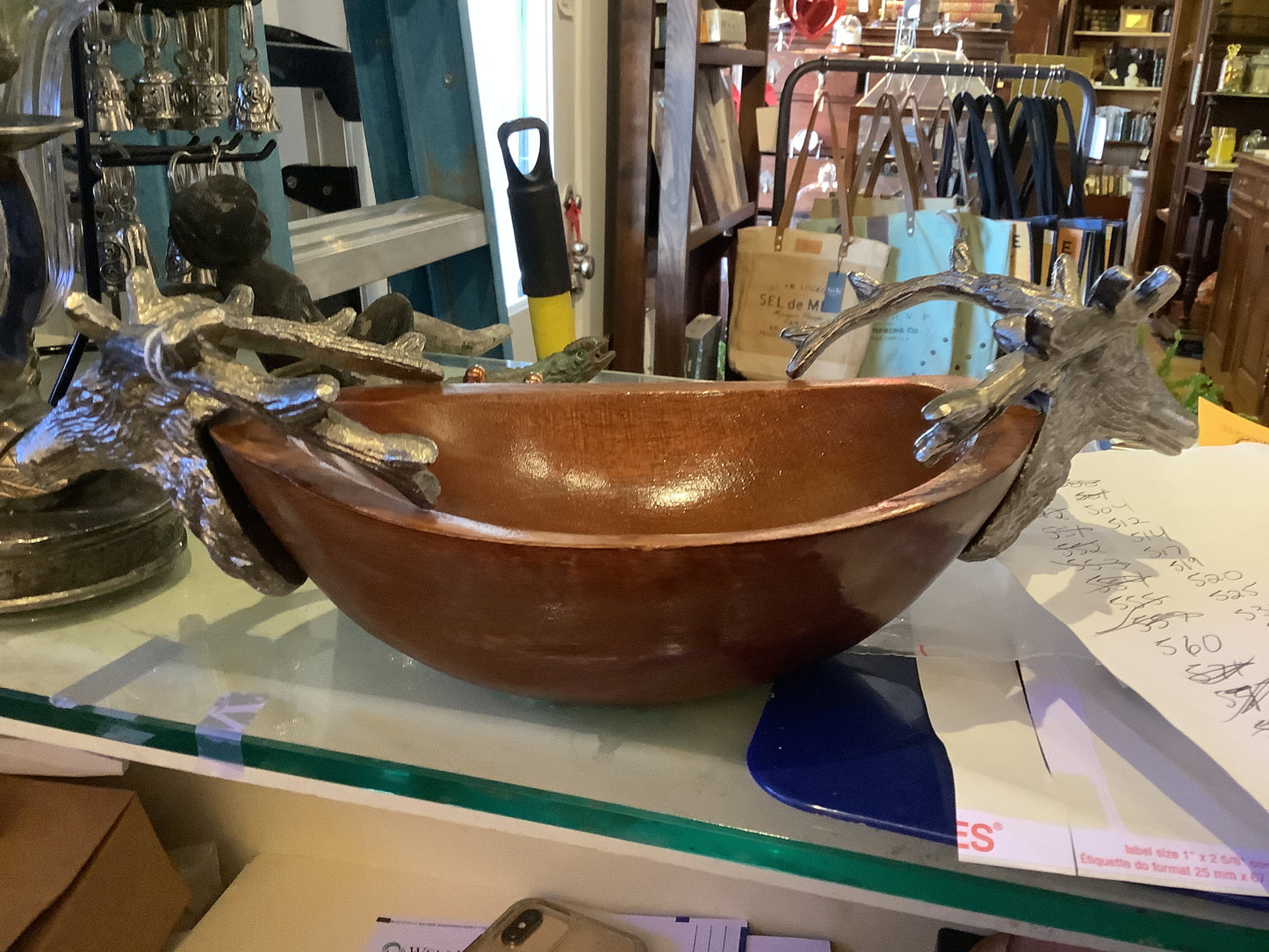 501. Deer head bowl