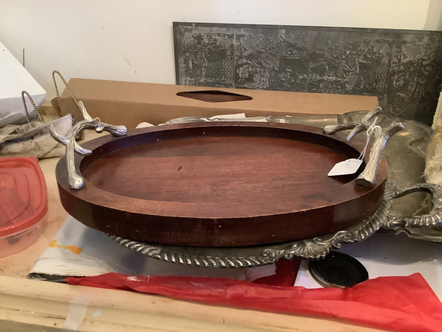 500. Antler tray