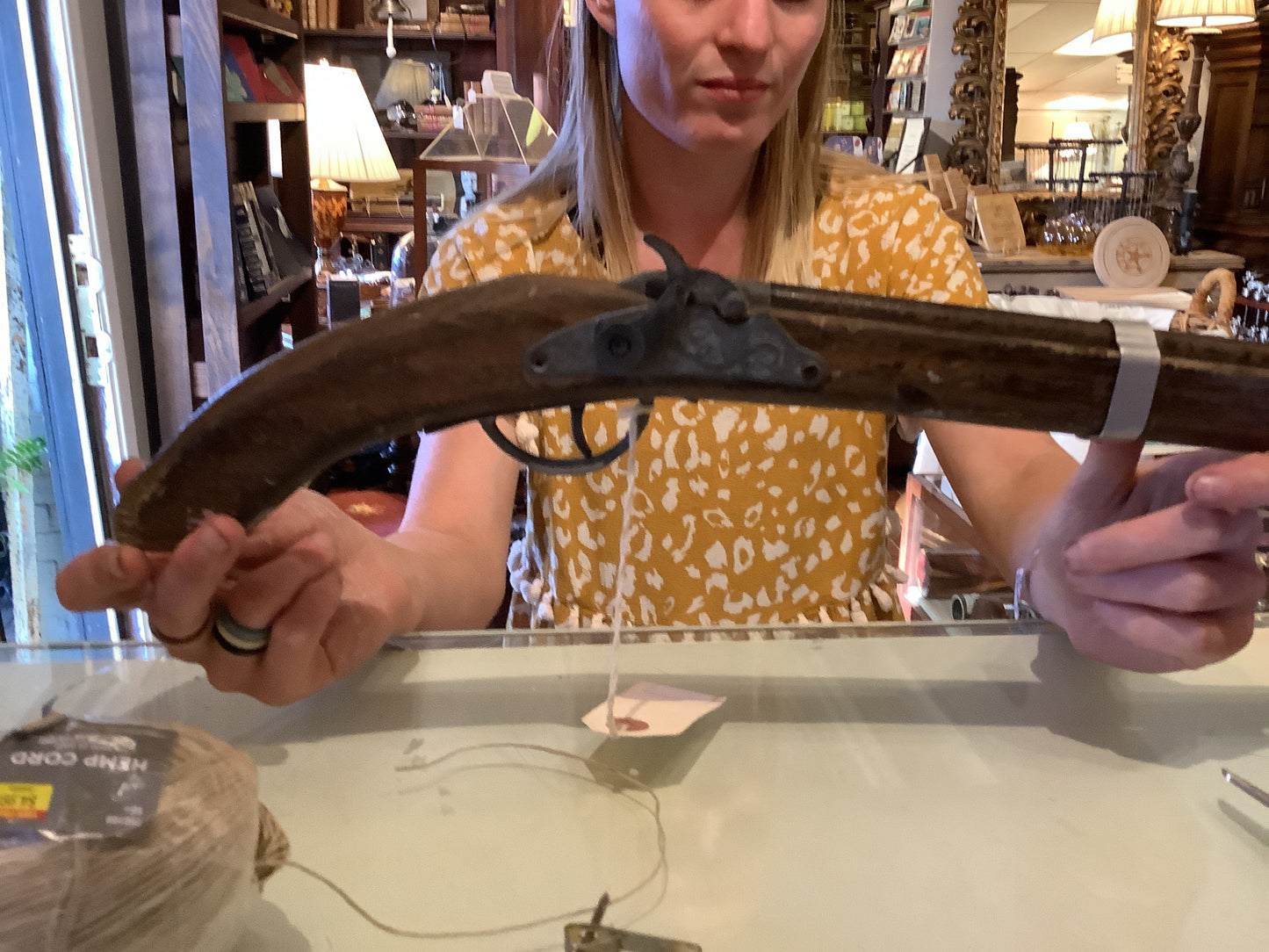 805. Wood replica pistol