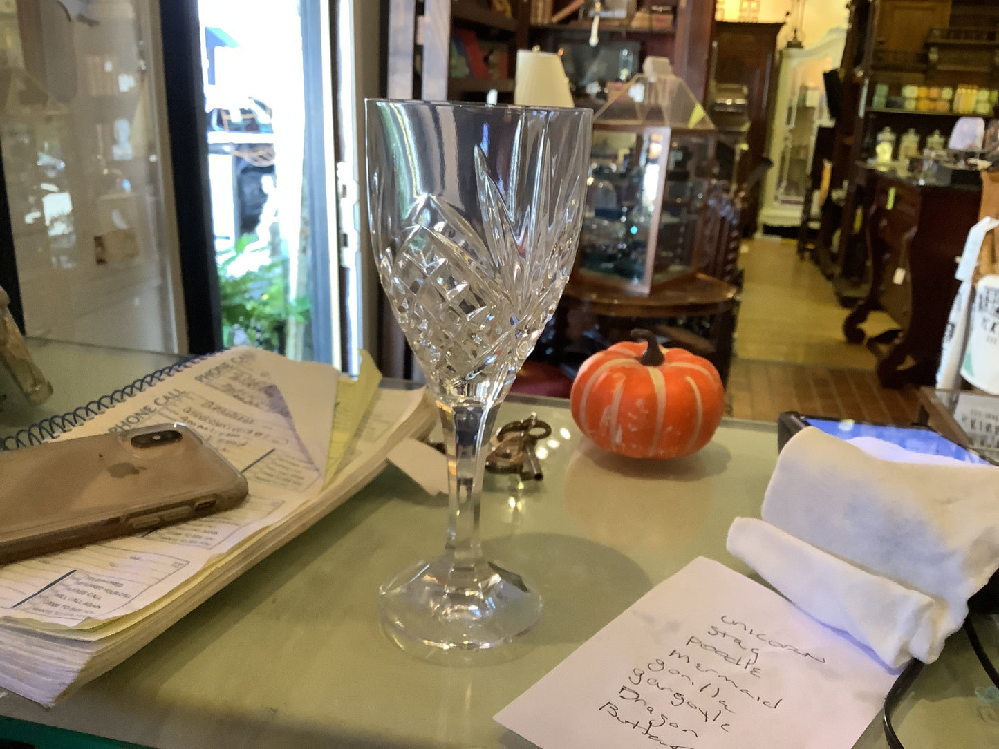Shannon crystal wine