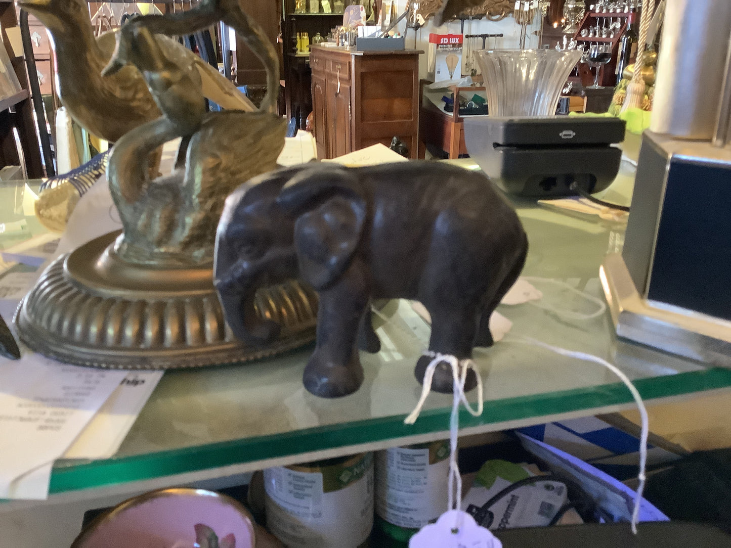 555. Small iron elephant