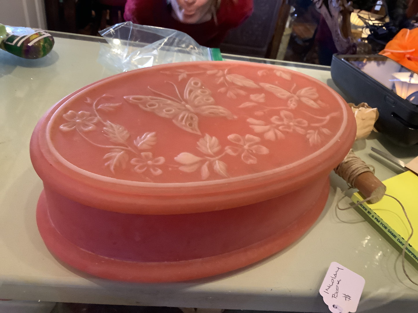 Pink incolay box