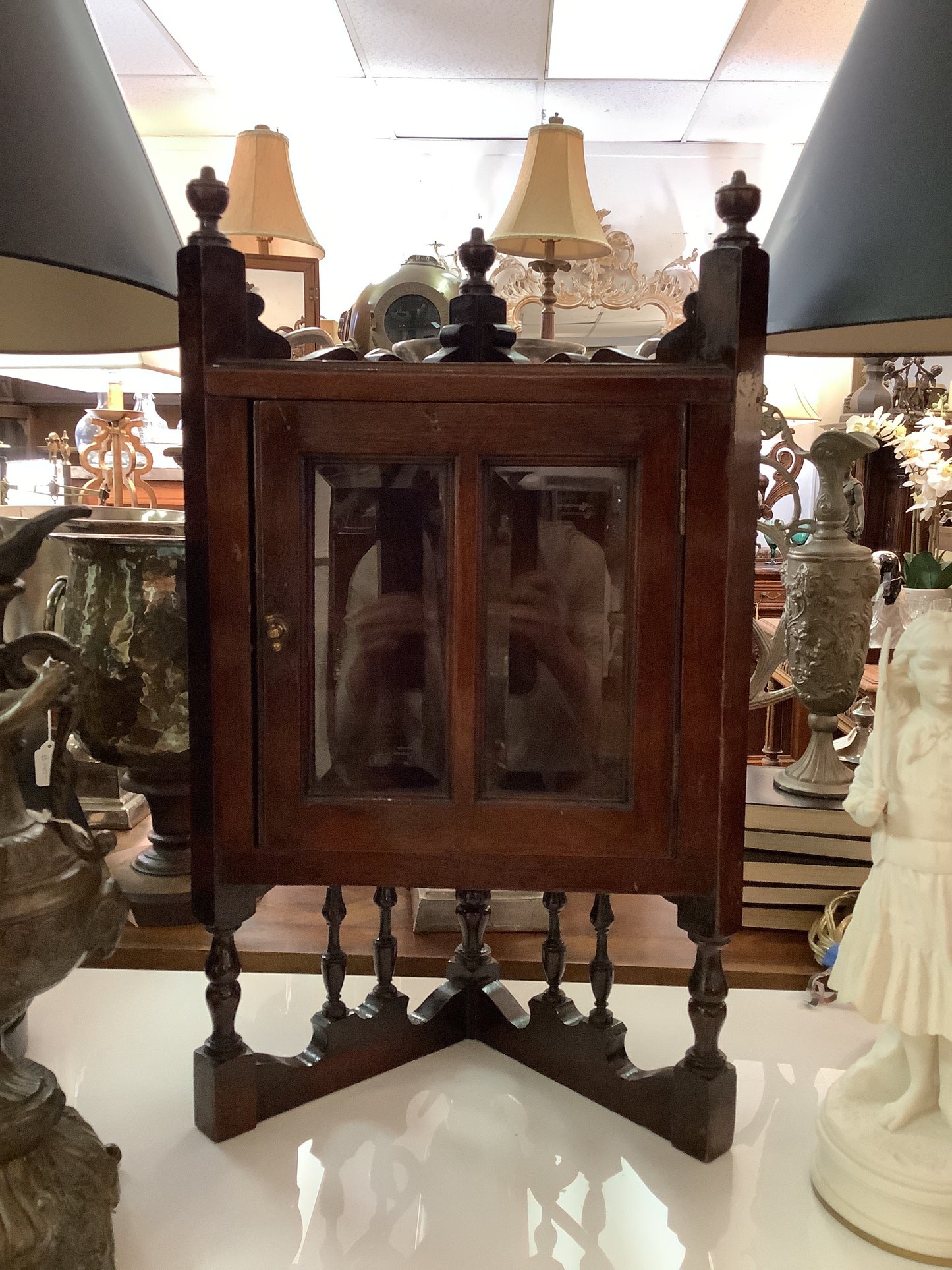 374. Antique apothecary cabinet