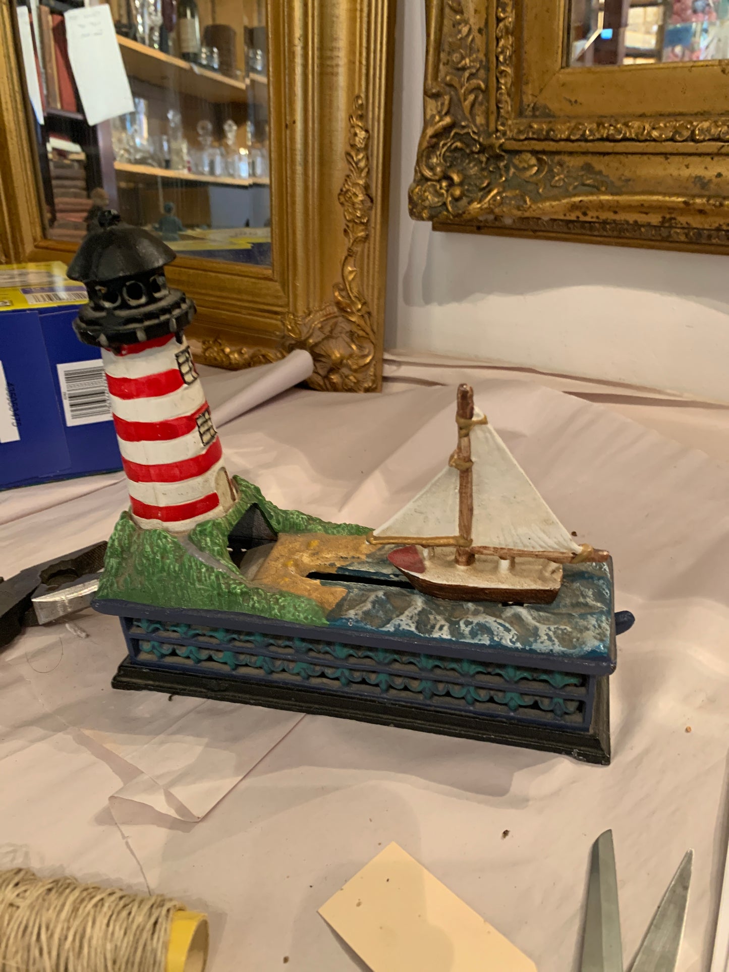 11. Lighthouse mechanical bank