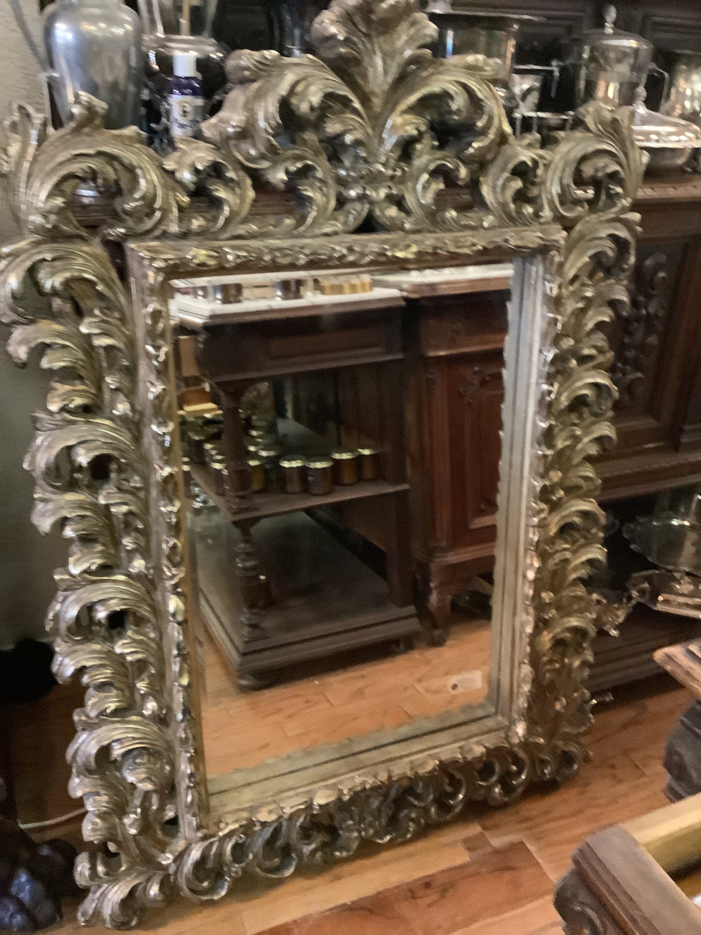 227. Large ornate mirror