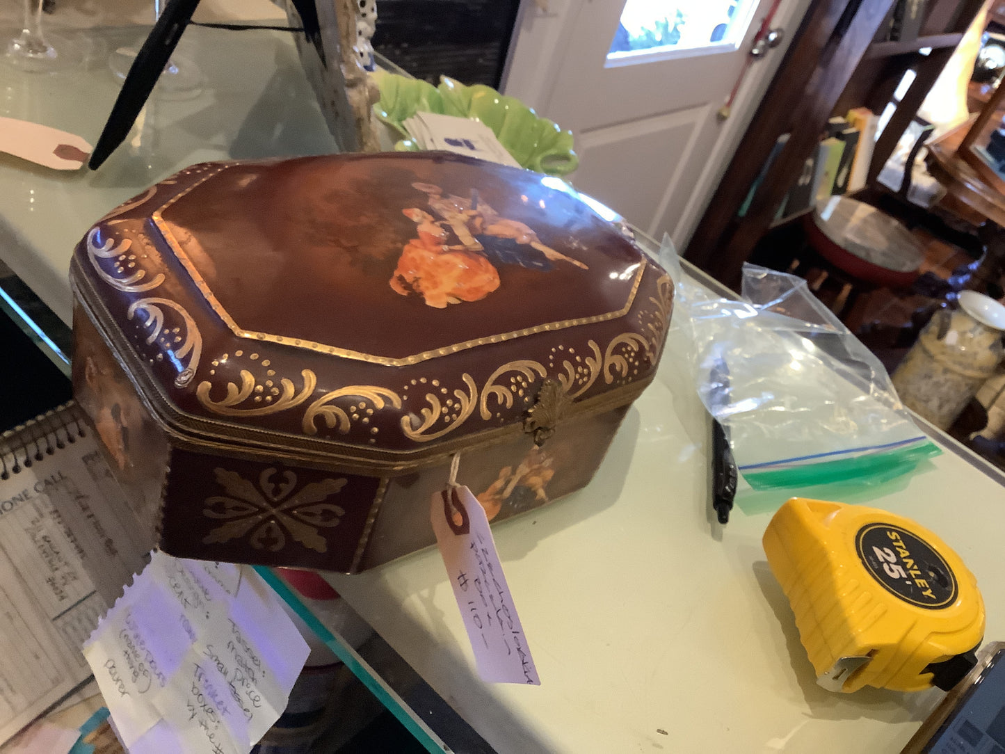 Czechoslovakian porcelain box