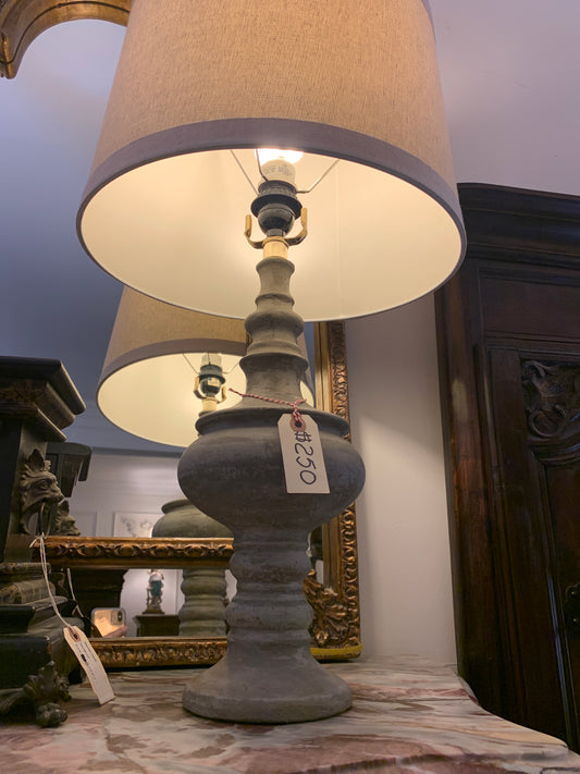 515. Concrete urn lamps