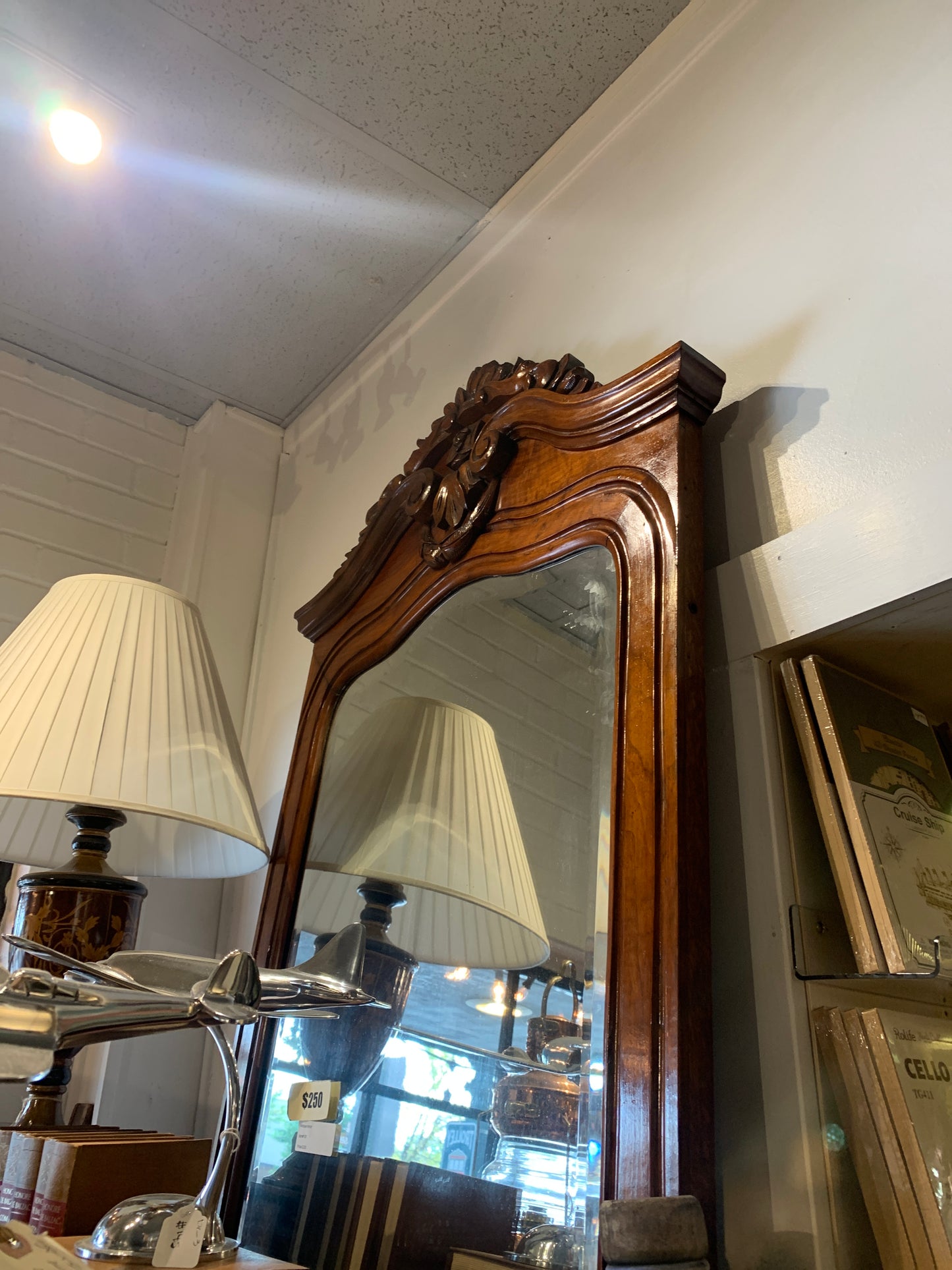193. Antique mirror
