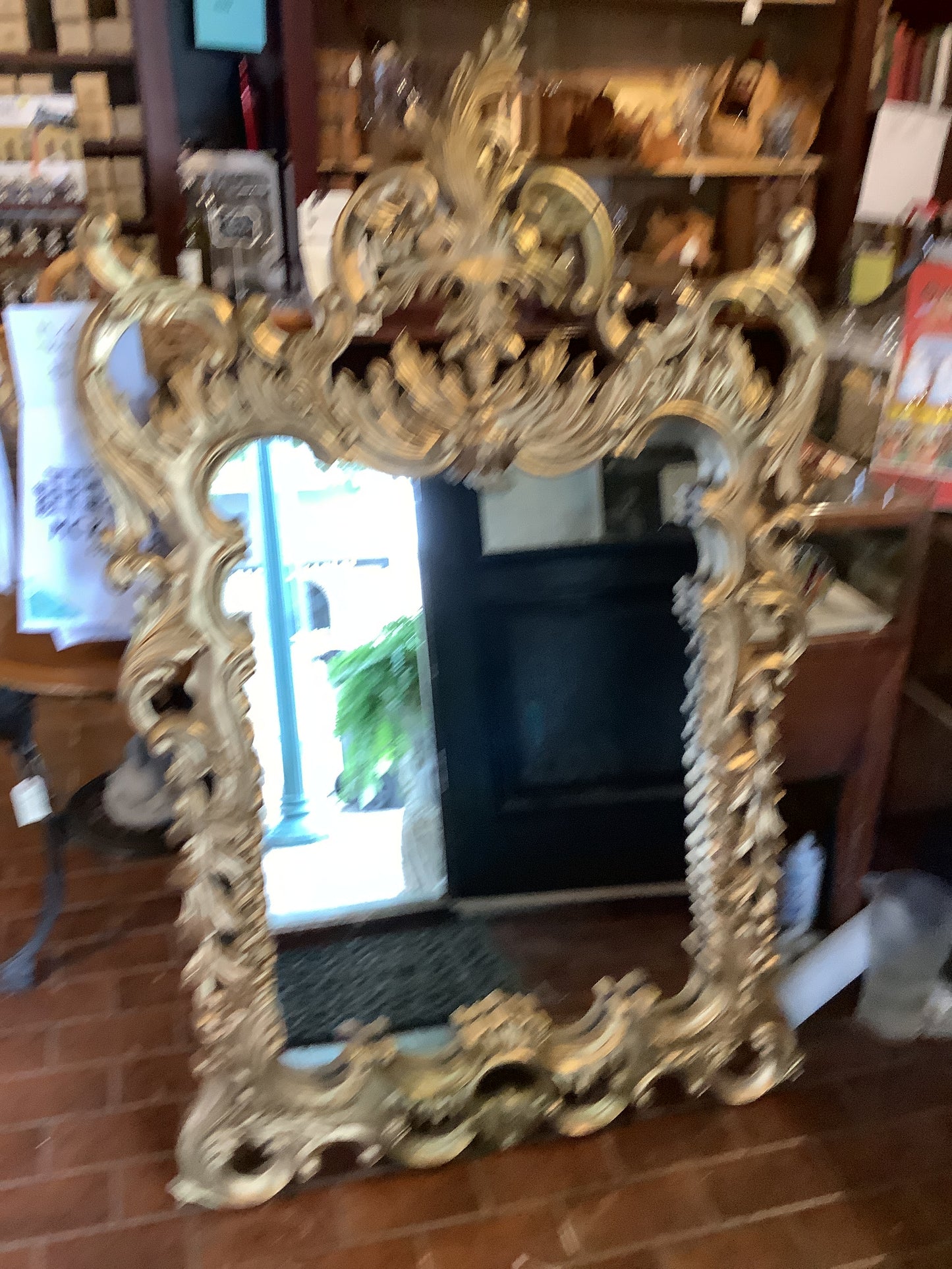 Large Eldon gold mirror