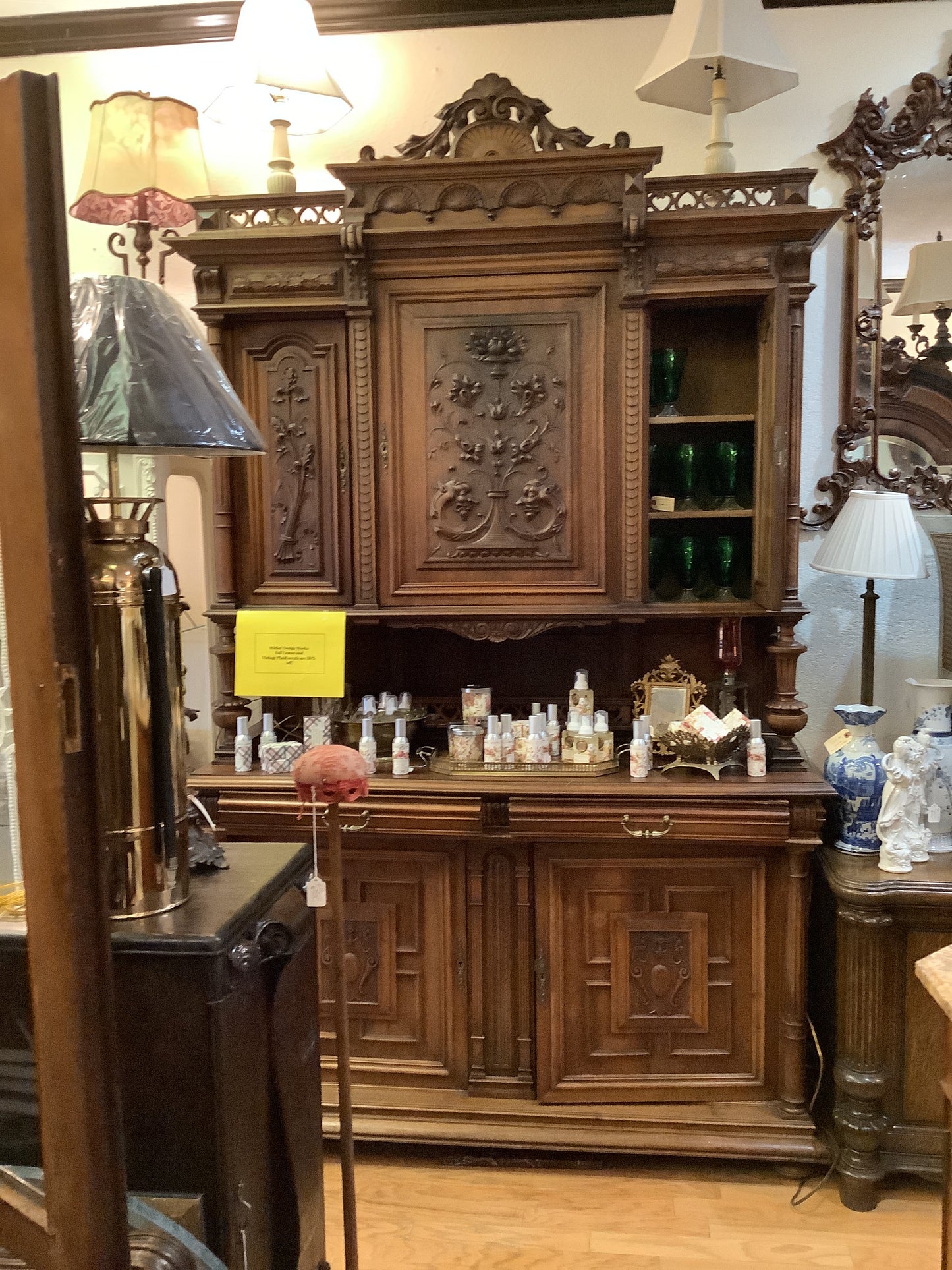 531. Henri II style walnut buffet