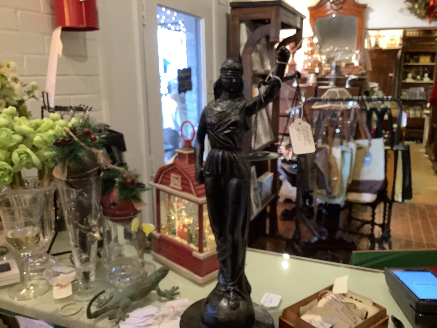 Lady justice statue
