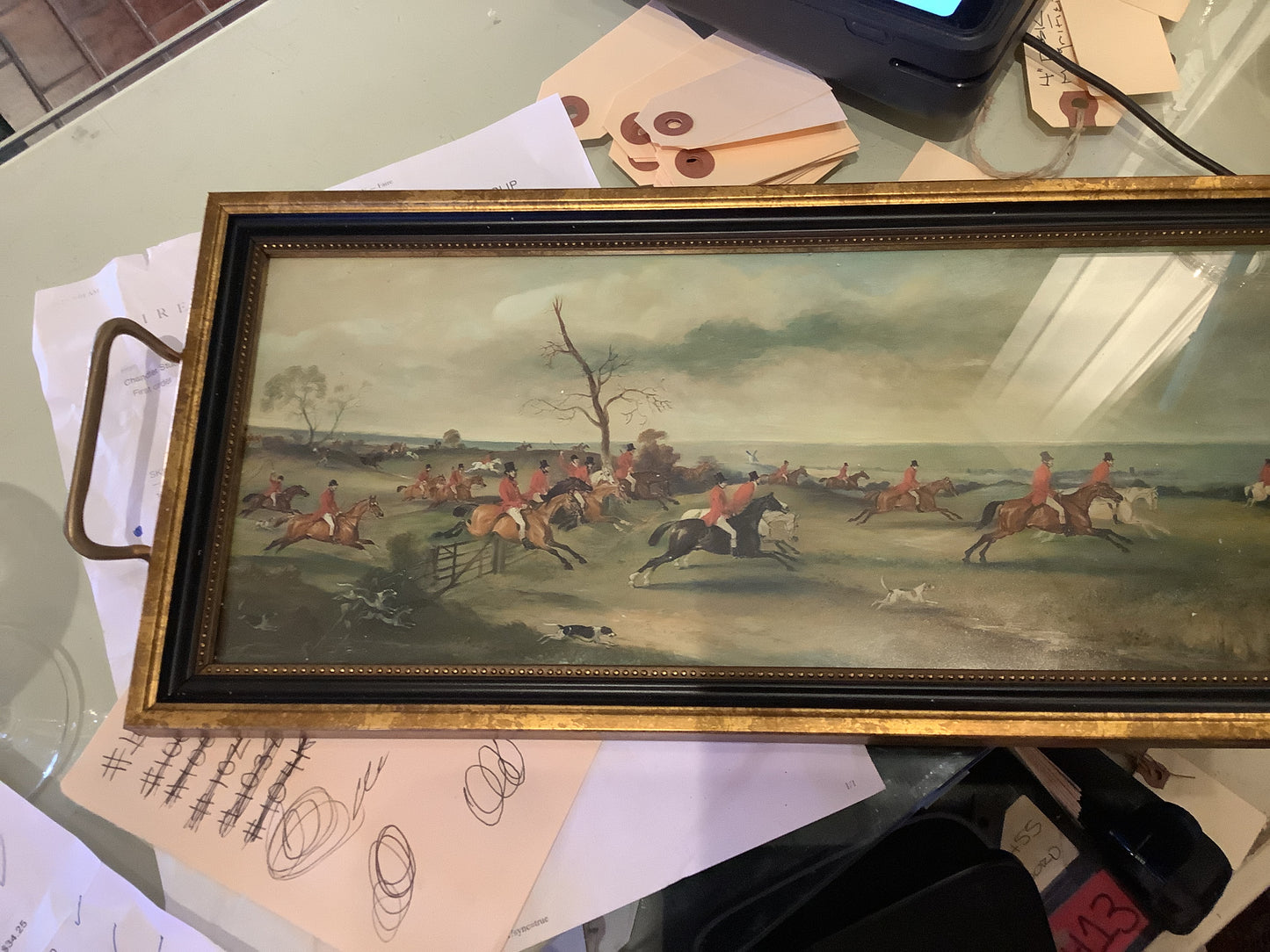 Fox hunt tray