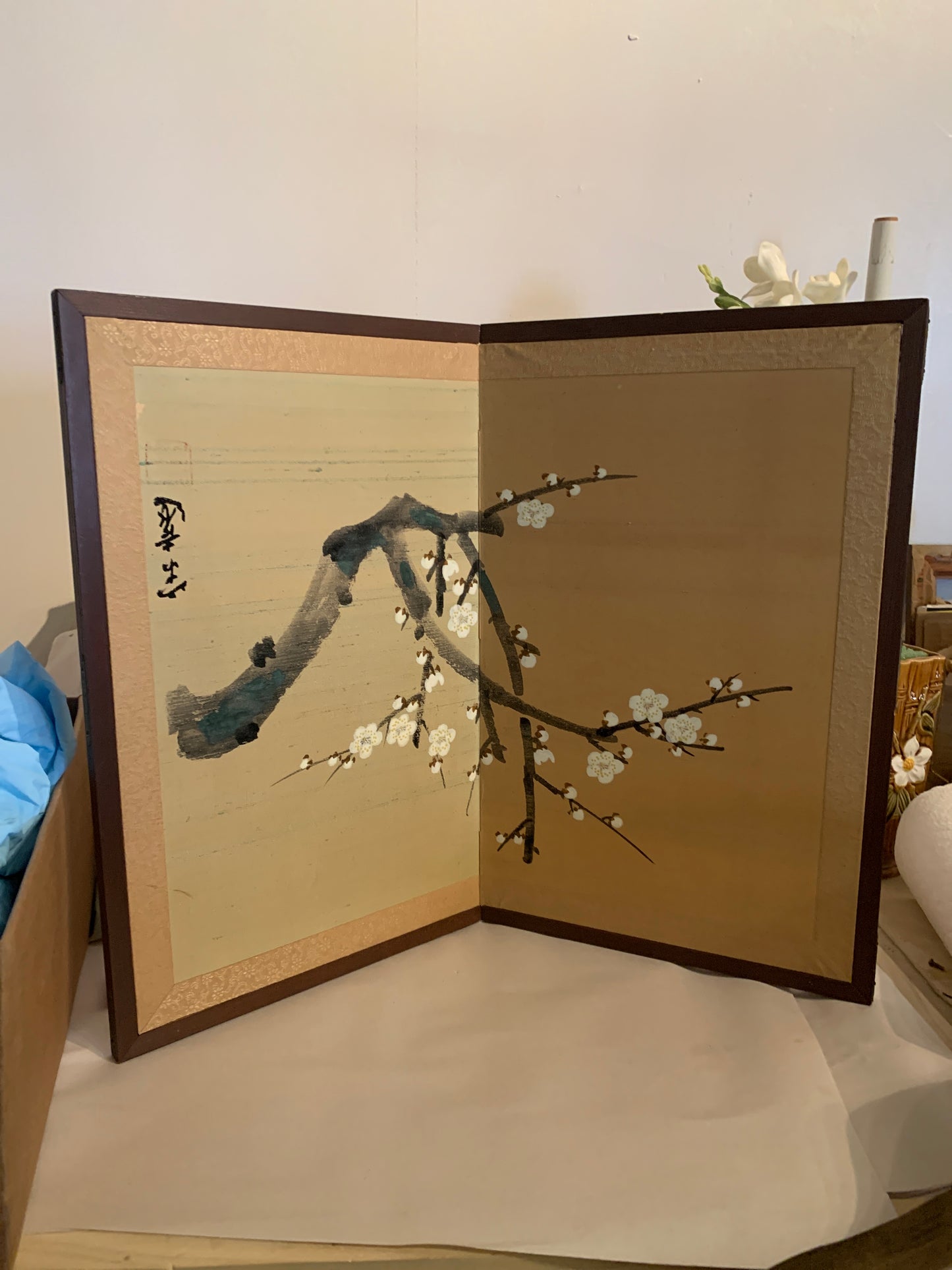 Japanese table screen
