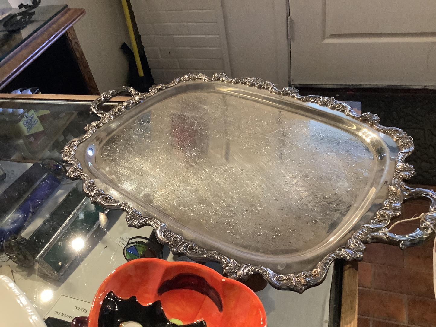 644. Silver co. Silverplate tray