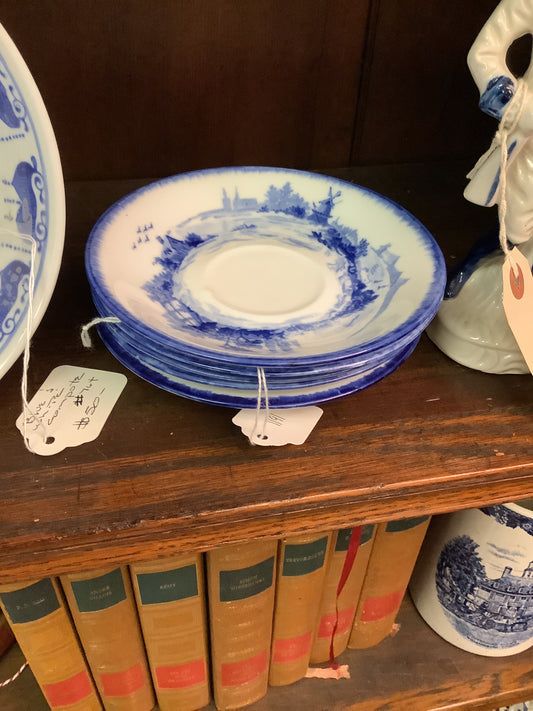 1191. Blue and white small plates/4