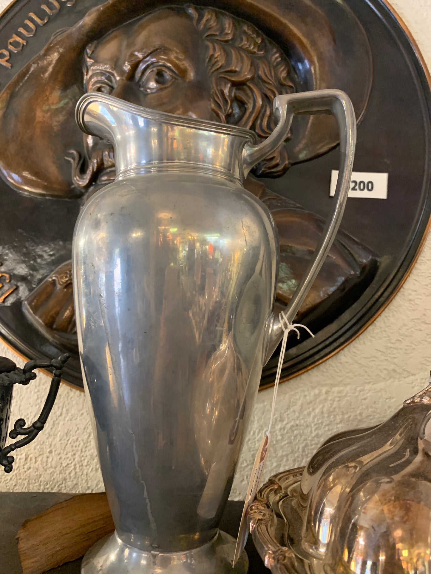 431. Pewter pitcher