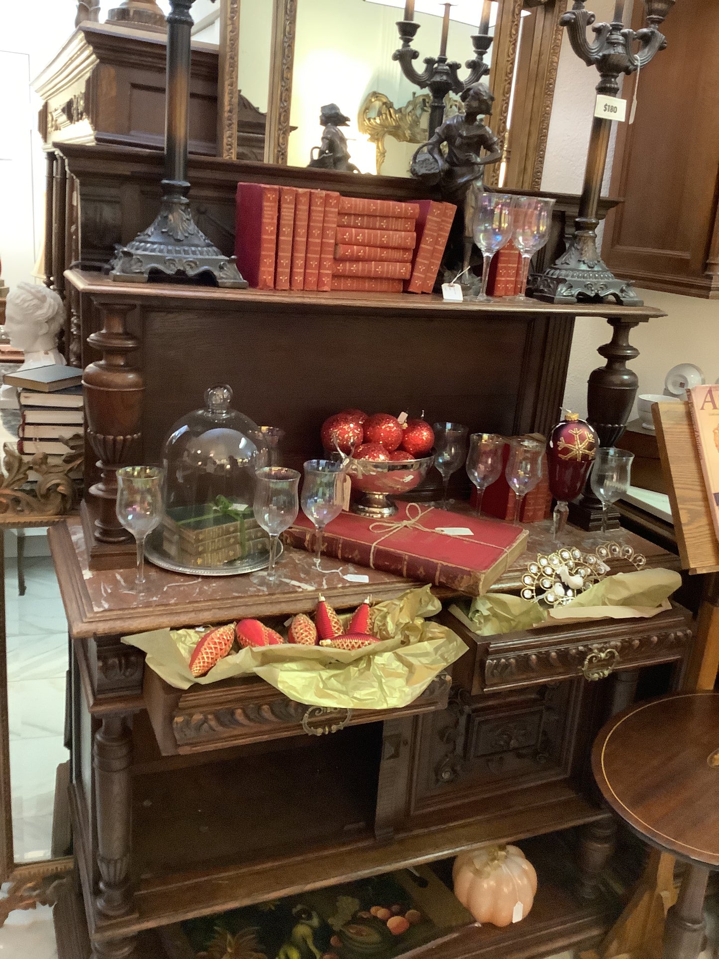 475. French Renaissance walnut server