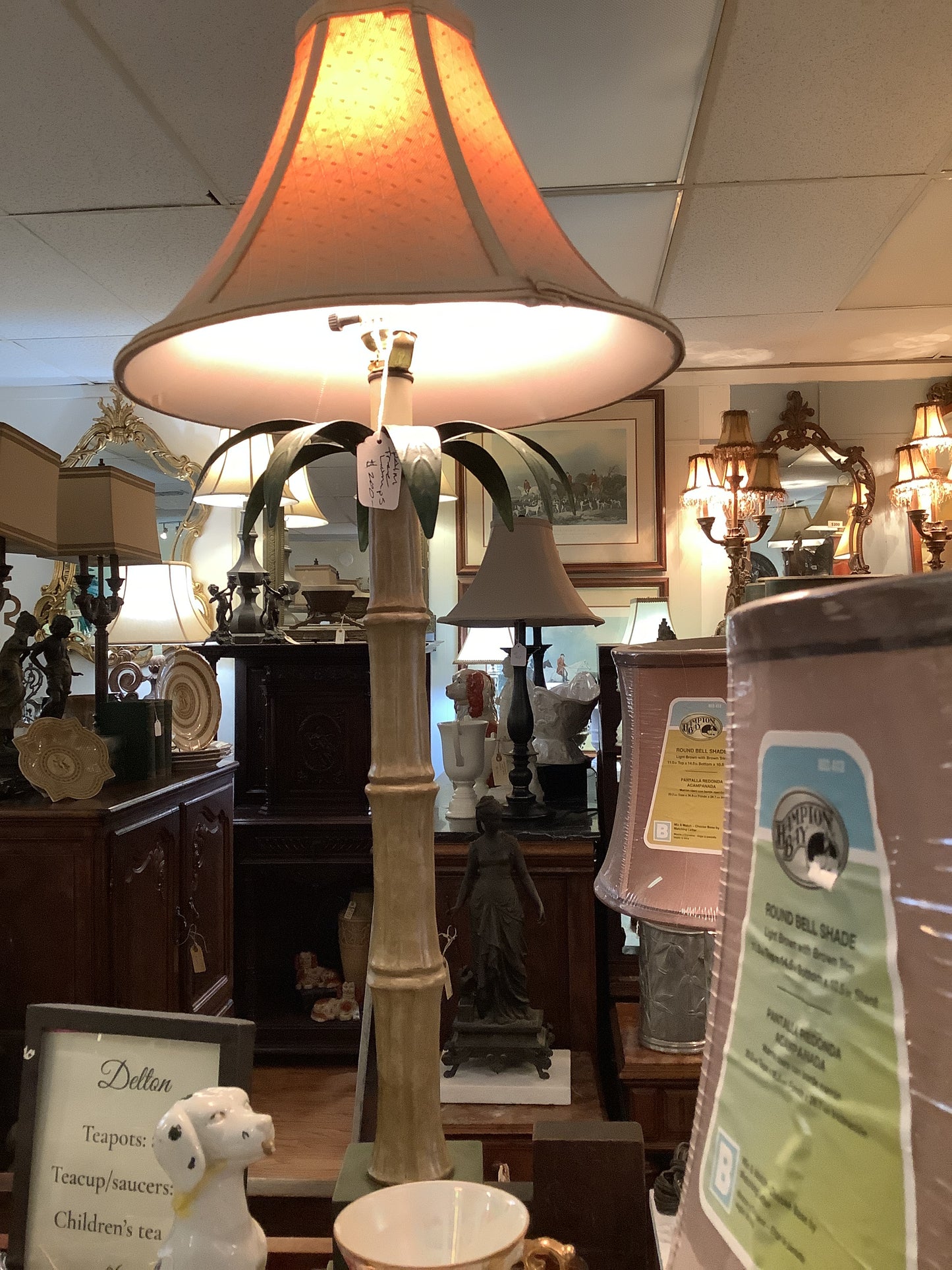 674.Palm tree lamps
