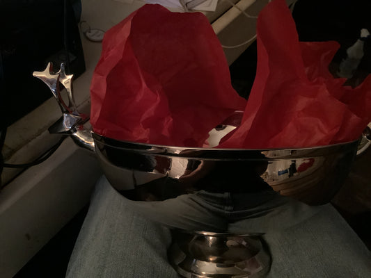 Crate and barrel deer bowl