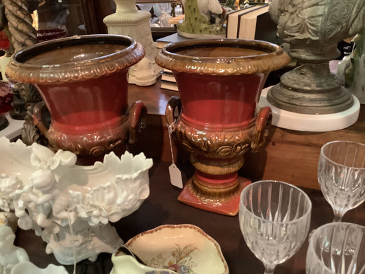428. Glazed urns