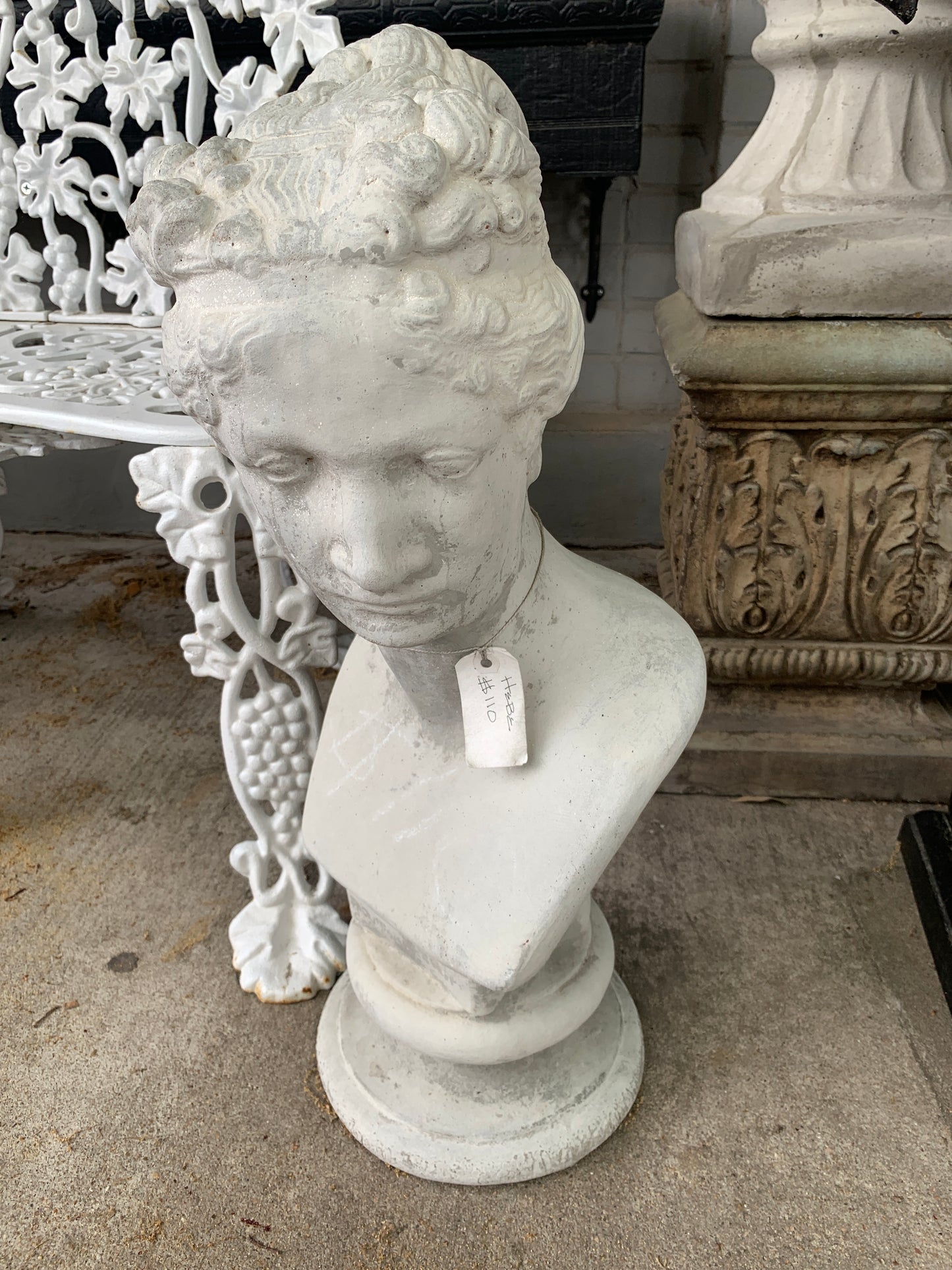 14. Hebe concrete bust