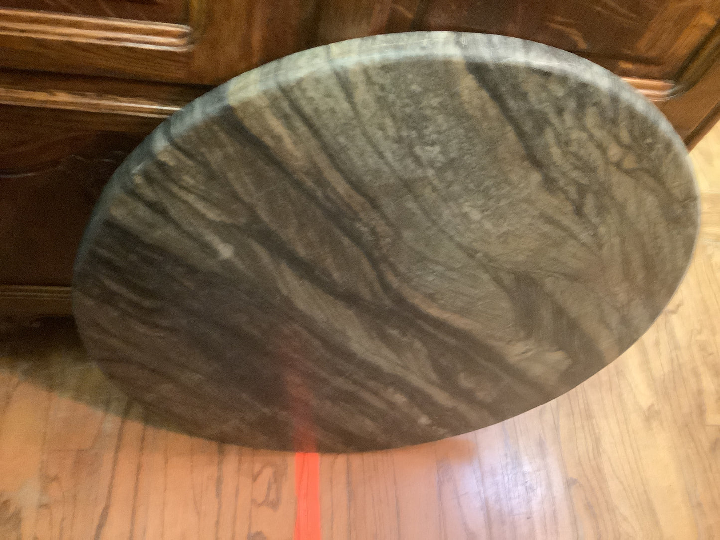 29” brown black stone table top