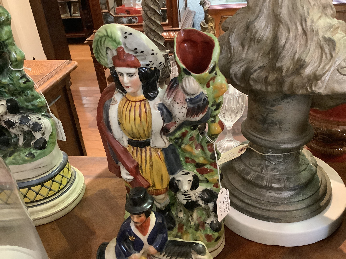 2105. Staffordshire spill vase