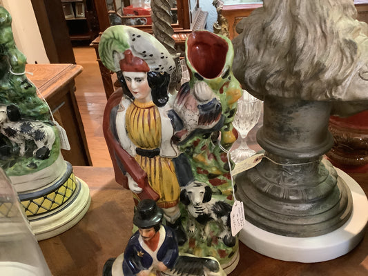 2105. Staffordshire spill vase