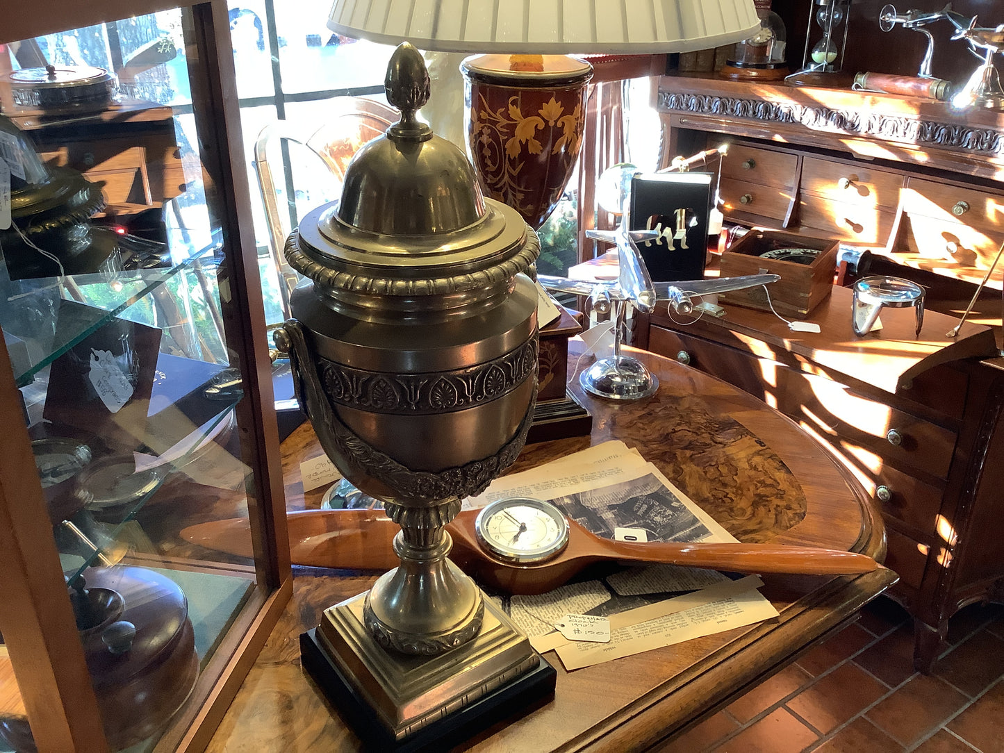 Maitland smith lidded brass