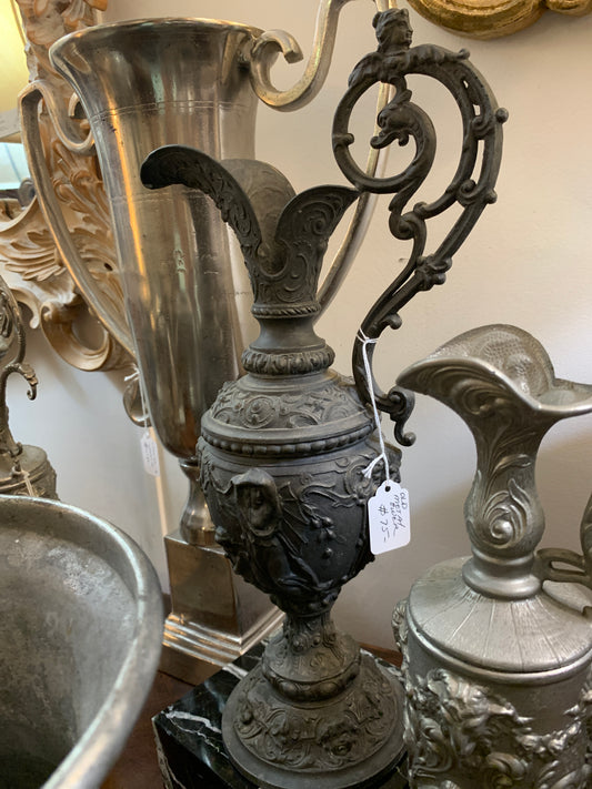 610. Old metal ewer