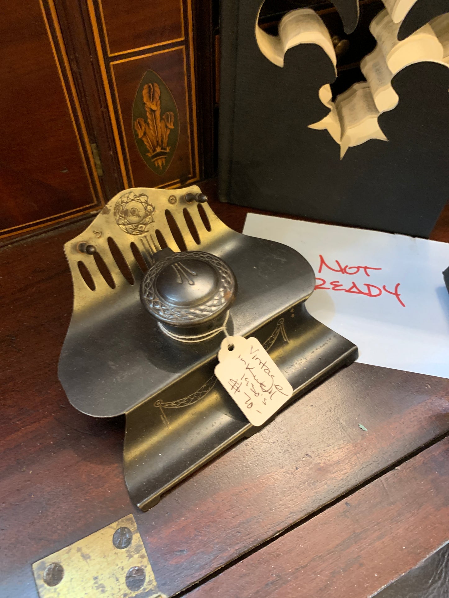 1053. Vintage inkwell 1930’s