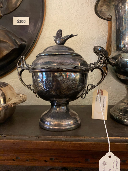 1056. Silver caviar server