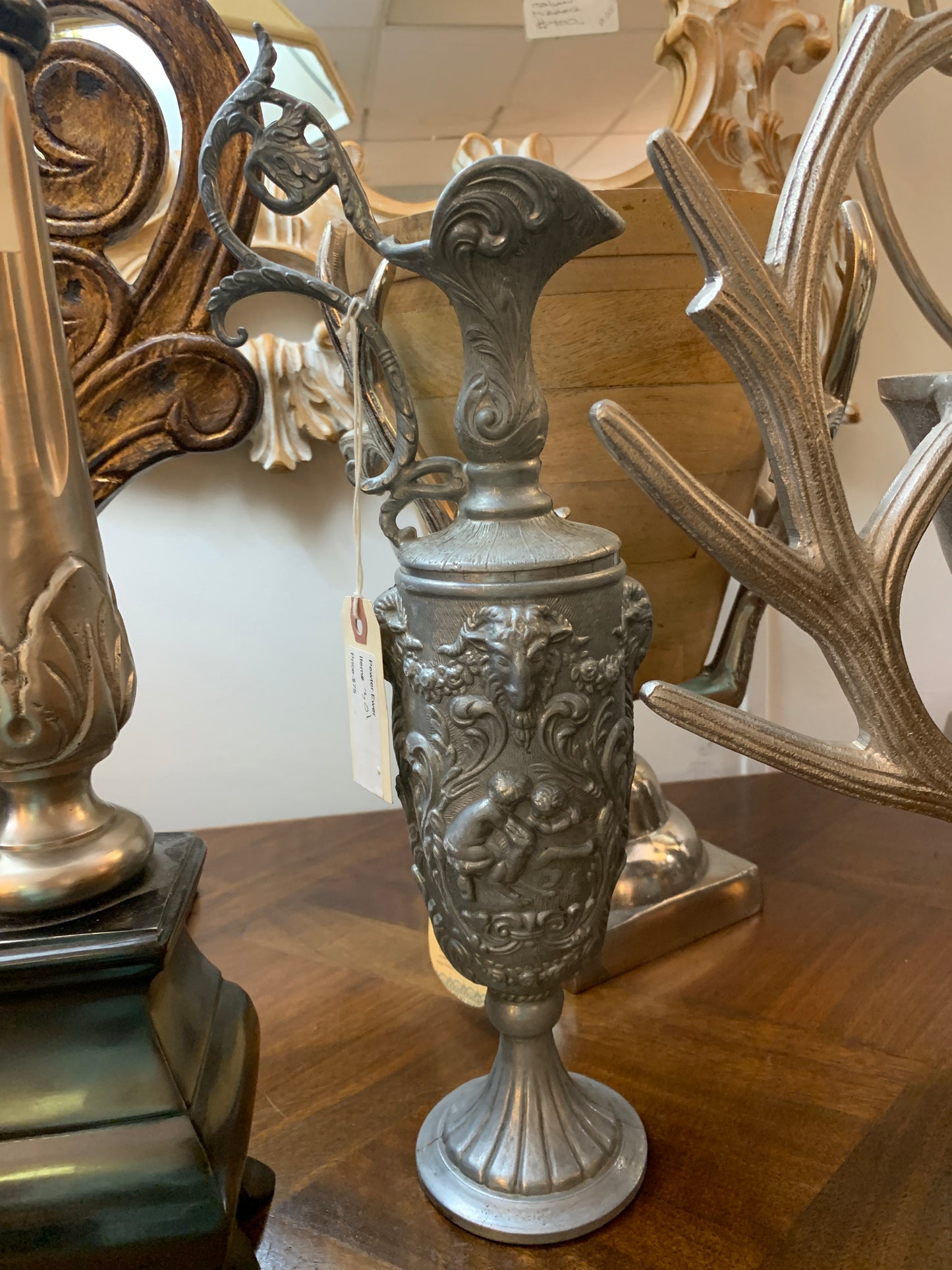 301. Pewter ewer