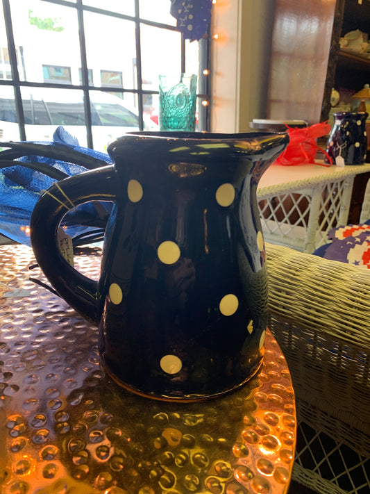 Polka dot pitcher