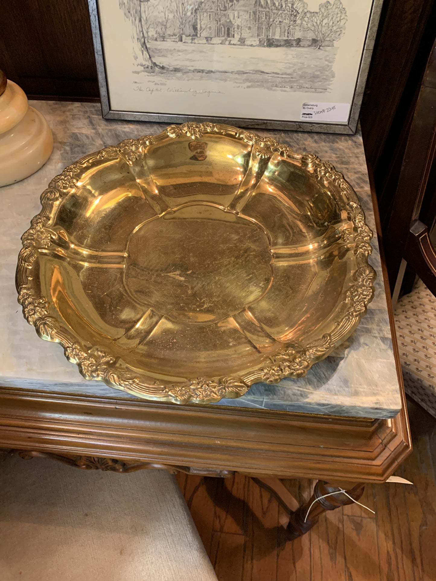 701. Brass tray
