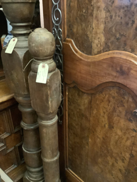 Antique wood newel 45”