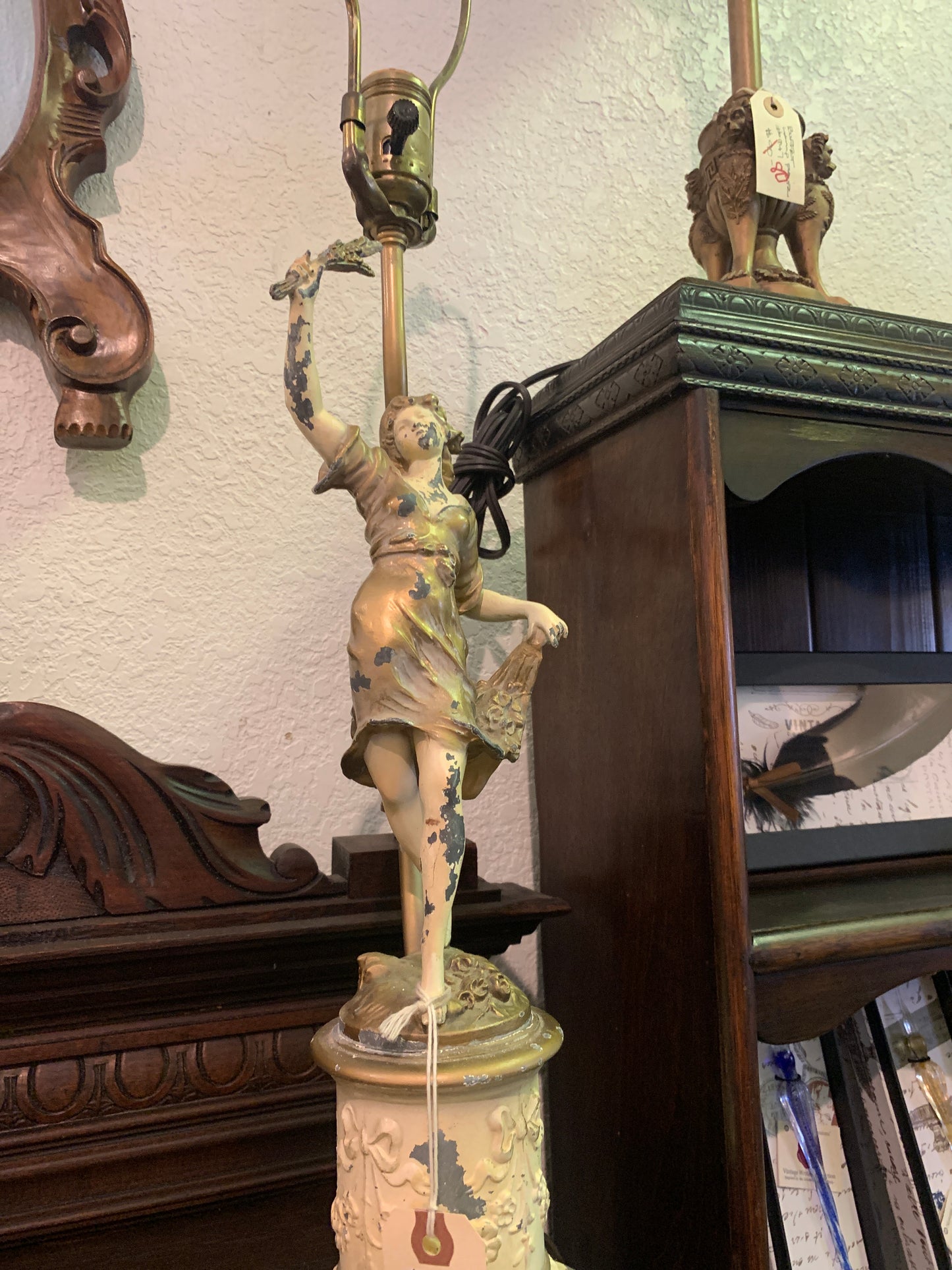 365. Figural lamp